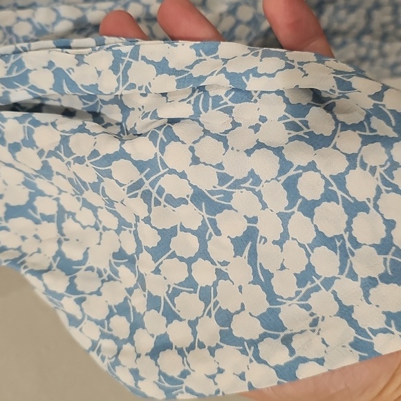 NWT Faithfull the Brand Light Blue Floral Jumpsuit L - Picture 6 of 10